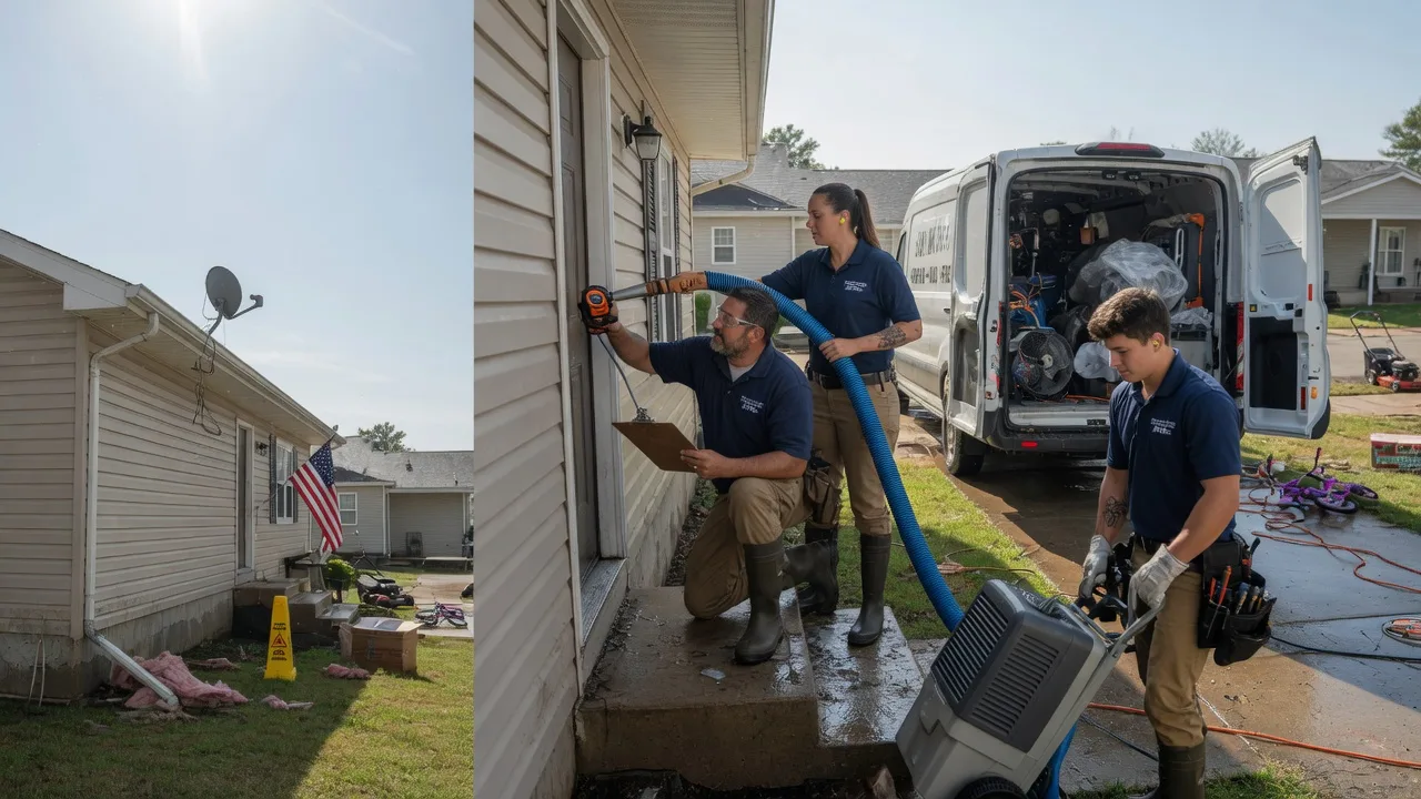 Ceiling Water Damage Restoration in Dewitt, VA near me
